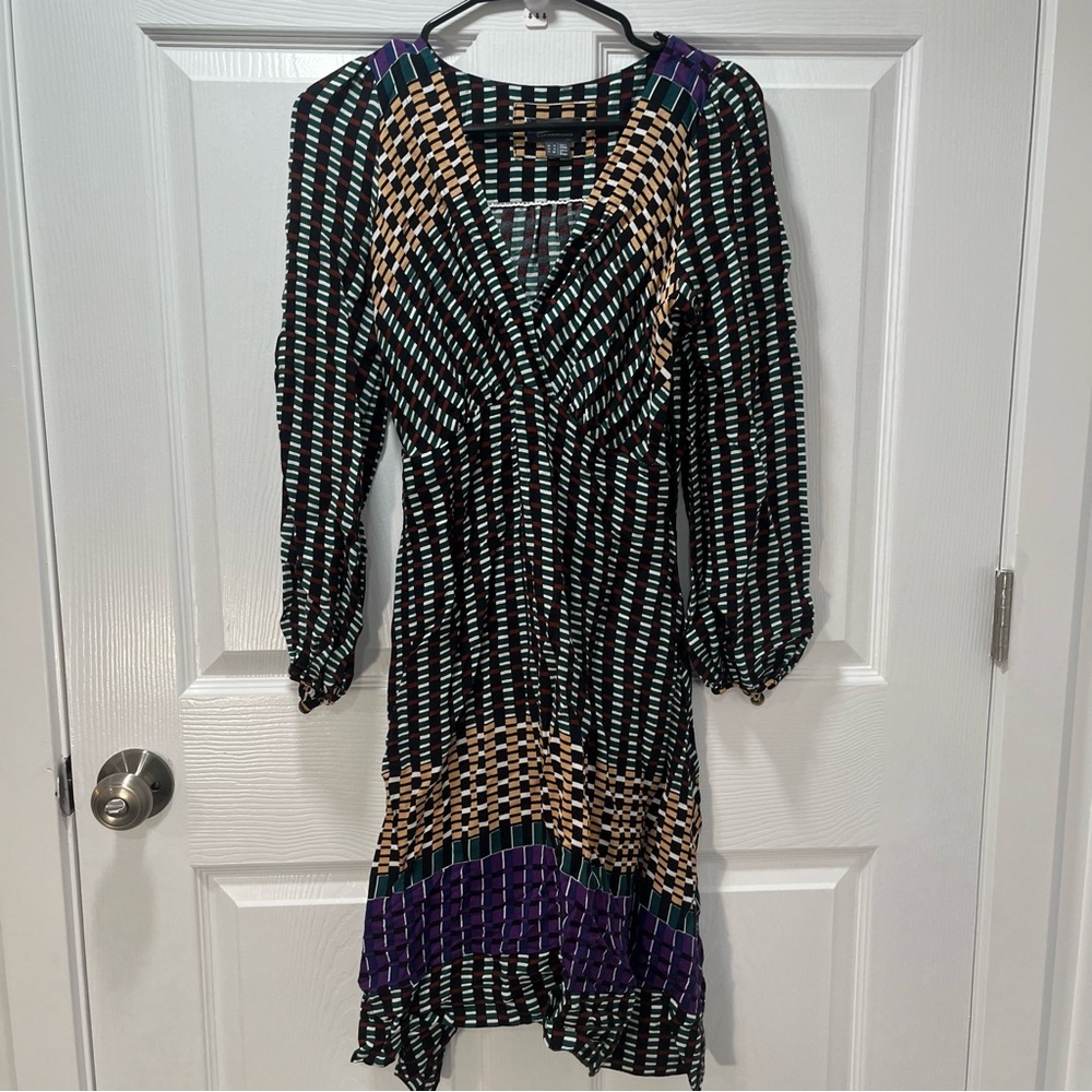 Anthropologie Maeve Gianna Tunic Dress Geometric Size 2 - Picture 2 of 9